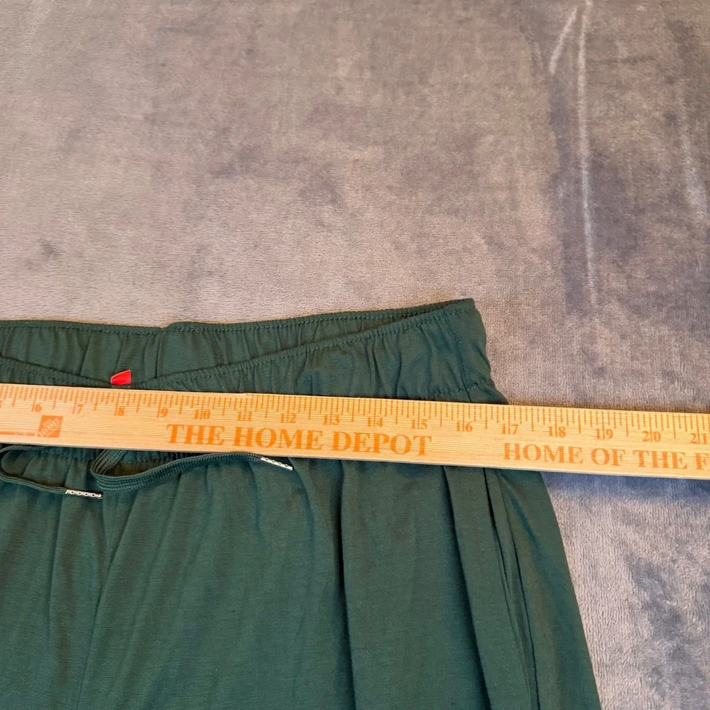 Galaxy by Harvic Lounge Pants Mens Extra Large Green Elastic Waist Pockets - Picture 6 of 10